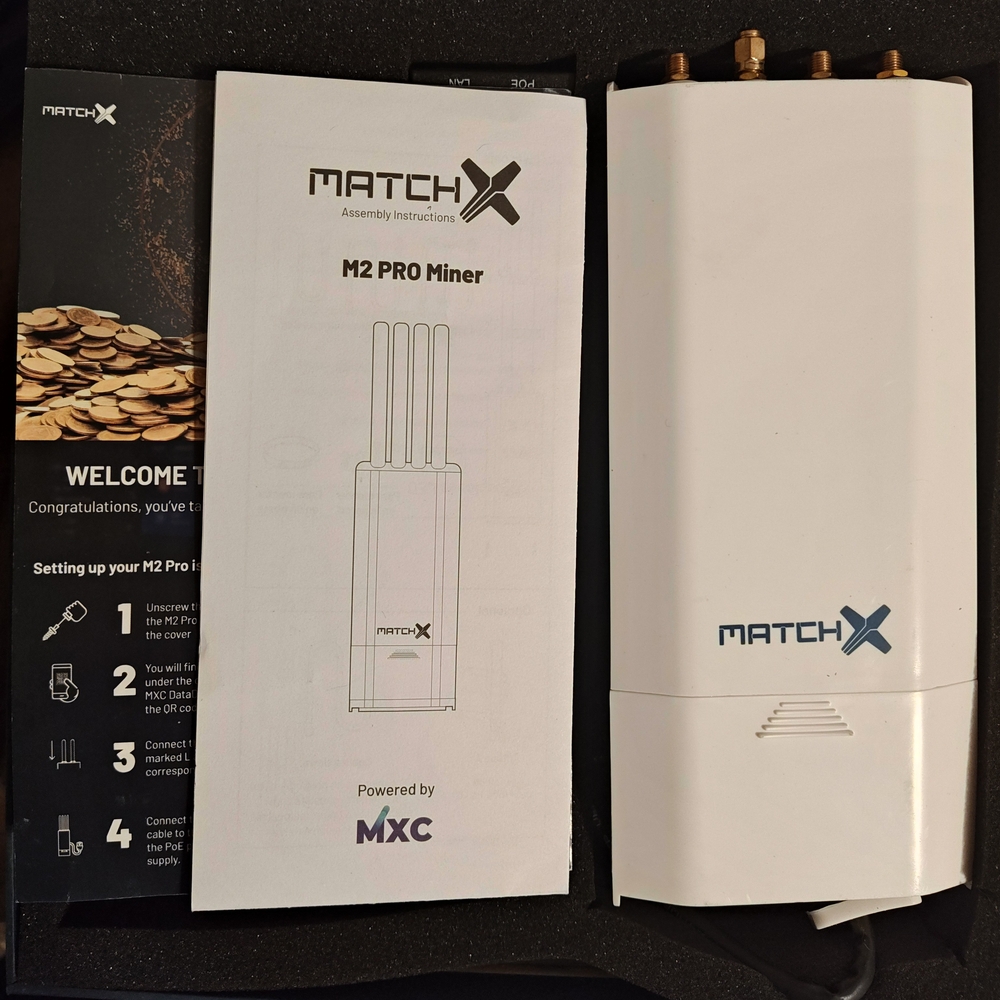 Match M2 Pro Miner - Sleek White Design